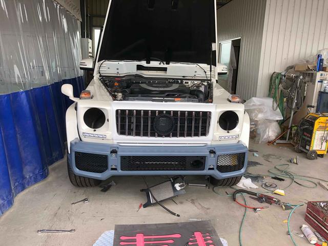 ｗ４６３　Ｇクラス　Ｇ63バンパー　パナメリカーナグリル　取り付け