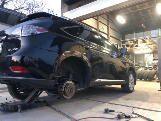 レクサス/RX　タイヤ交換