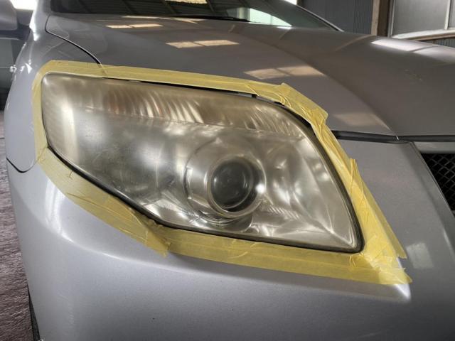 茨城県　常総市　トヨタ　カローラフィールダー　ヘッドライトクリーニング　スズキ　ニッサン　ダイハツ　スバル　フォルクスワーゲン　BMW　ベンツ