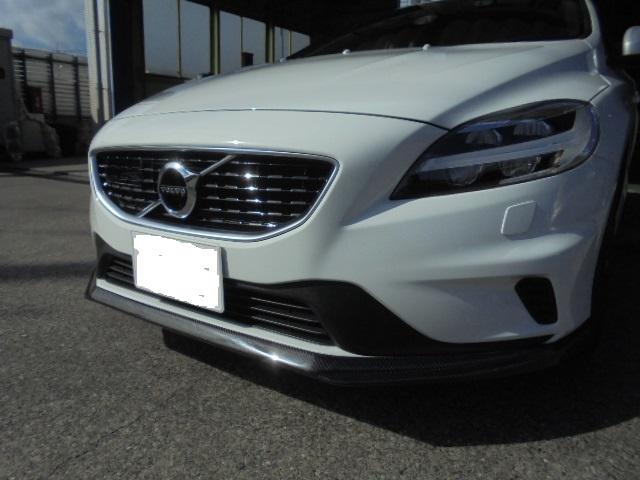 ボルボ　V40　リップスポイラー取り付け　埼玉　東京