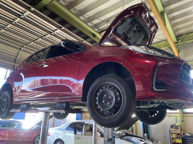 トヨタ　ヤリス　車検整備　代車有　格安　早い　一日車検
志木　朝霞　川越　新座　和光