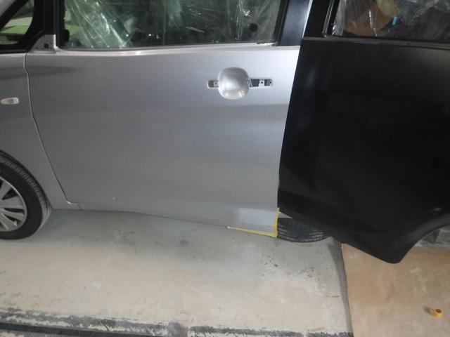 日産デイズ　Ｂ21Ｗ　左リヤドア　左クォーター　板金塗装　保険修理　印西市