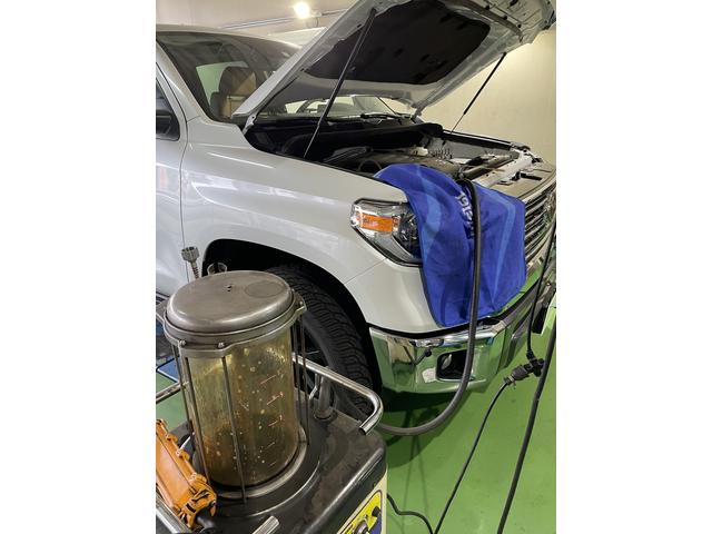 タンドラ　オイル交換　上抜きにて