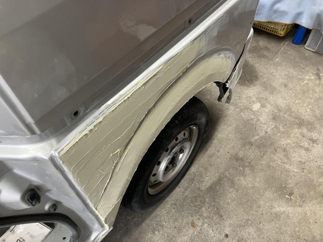 日産　ＮＶ１００クリッパーバン　板金・塗装・外装補修　
