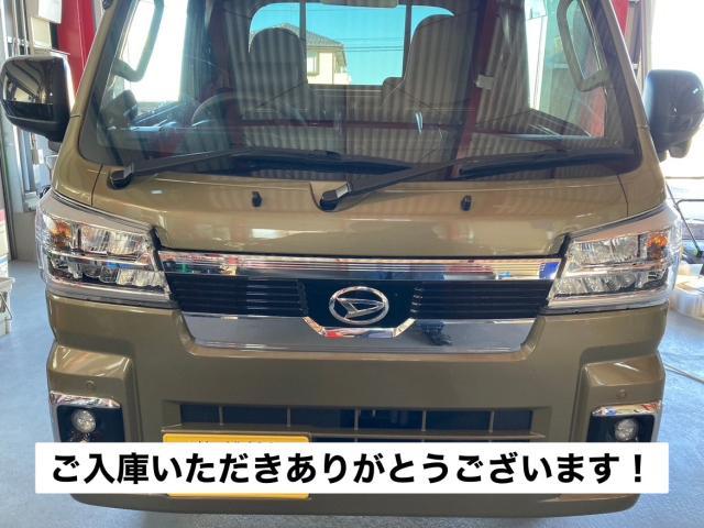 ハイゼットトラックジャンボ　車検整備　オイル交換