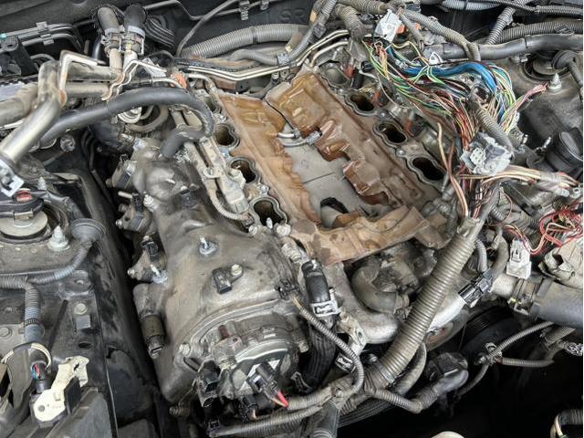 レクサス LS460 ヒートエクスチェンジャー 交換 冷却水漏れ レクサス LS460 ヒートエクスチェンジャー 交換 冷却水漏れ
