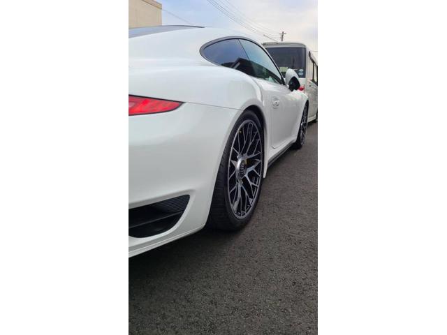 ポルシェ911ターボＳ(991.1)ローダウンサス取付！