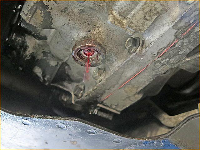 シトロエン　X75F02 C5 ATF圧送交換　トルコン太郎　埼玉