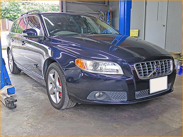 ボルボ　V70　ATF圧送交換　トルコン太郎　埼玉