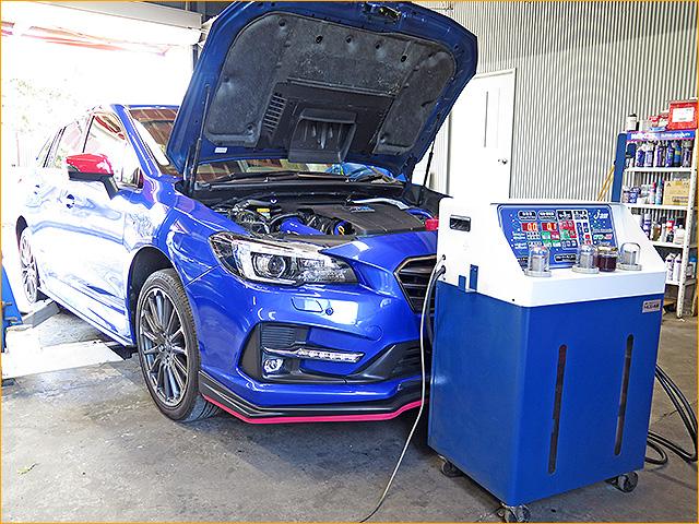 レヴォーグ　VMG CVT圧送交換　トルコン太郎　埼玉　東京　千葉　茨城