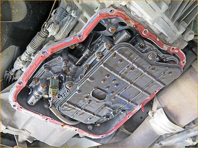 BRG レガシィツーリング　AT OILTEMP点灯　変速ショック　ロックアップソレノイド バルブ