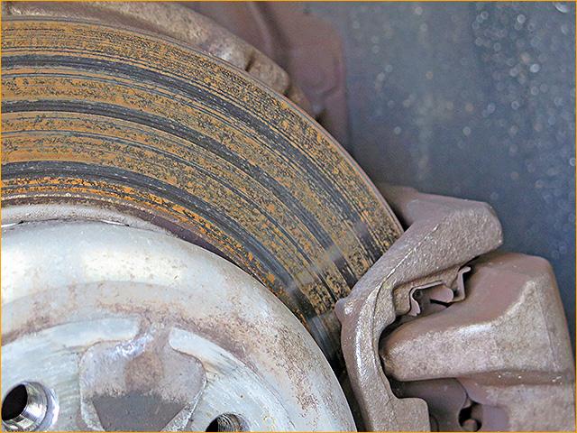 BMW 5シリーズ　530I ローター 研磨とブレーキパッド交換