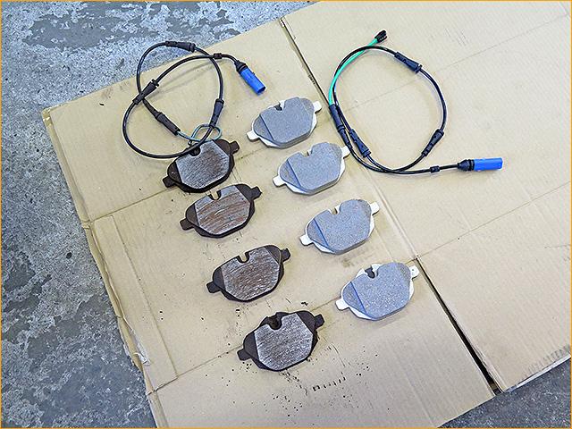 BMW 5シリーズ　530I ローター 研磨とブレーキパッド交換