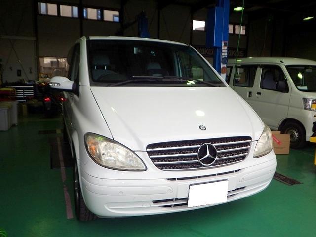 MercedesBenz　V350　W639　ドアミラー電動格納不良修理　松戸市