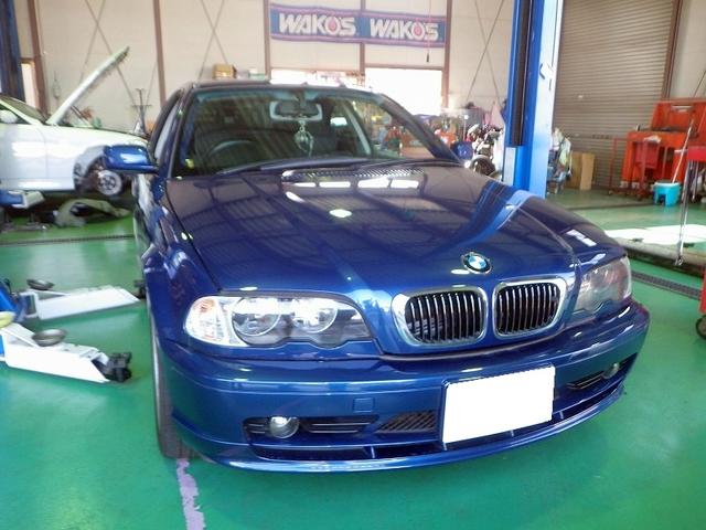 BMW　318i　E46　修理イロイロ②　エンジンマウント交換　足廻り修理　松戸市