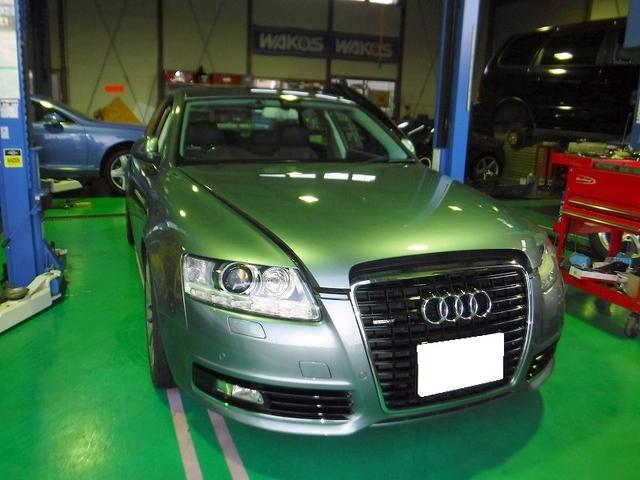 Audi　A6　フロント足廻り一式交換　持ち込みパーツ　松戸市