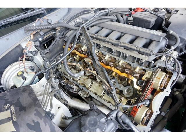 BMW　525i　E60　エンジンオイル漏れ修理　松戸市