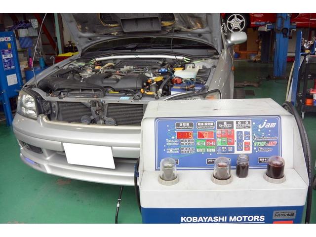スバル　レガシィ　トルコン太郎　ATF圧送交換　松戸市