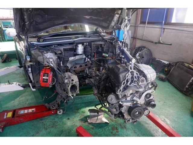 BMW　MINIクーパーS　R53　クラッチ交換　ラジエタークーラント漏れ修理等　松戸市　