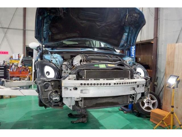 BMW　MINIクーパーS　R53　電動ファン低速異常　電動ファン修理　松戸市