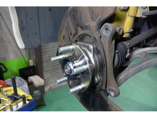 スバル レガシィ　走行中異音修理 ハブベアリング交換