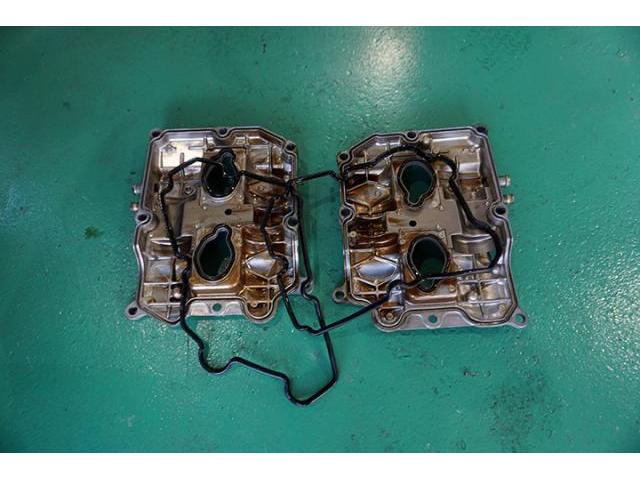 スバル レガシィ　オイル漏れ修理 タペットカバーパッキン・ステアリングラックリビルト交換