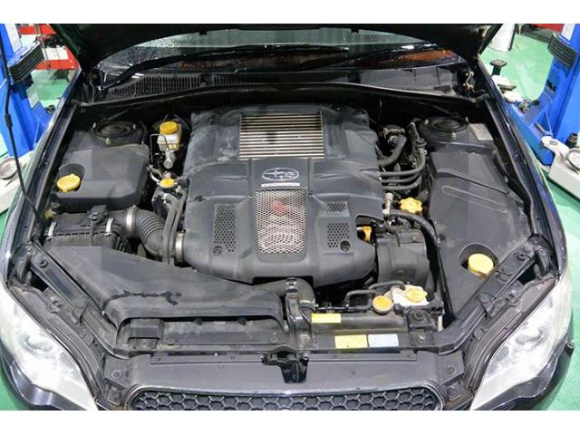 スバル レガシィ　パワステオイル漏れ修理 リビルトパワステポンプ交換