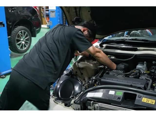 BMW MINI R50　オイルフィルターブラケット交換