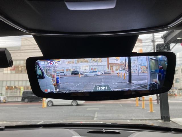 メルセデスベンツ　CLAシューティングブレーク　前後ドライブレコーダー　取付　車外カメラ　駐車監視機能付き