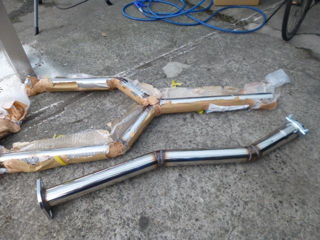 トヨタ GRX130 マークX 直送 中間パイプ マフラー 交換 トヨタ GRX130 マークX 直送 中間パイプ マフラー 交換