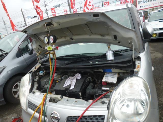 日産　ＭＧ２２Ｓ　モコ　メンテナンス　メンテナンス　エアコン効かない　点検　リビルトＡＣコンプレッサー　エキスパンションバルブ　交換　取り付け　神奈川　座間市！