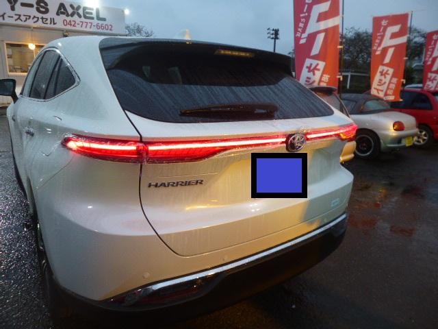 トヨタ MXUA80 ハリアー 持ち込み LEDファイバーテール ドライブレコーダー 取り付け 神奈川 横浜市旭区!