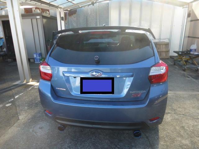 スバル　ＧＰＥ　インプレッサスポーツ　持ち込み　ＬＥＤファイバーテール　交換　取り付け　神奈川　伊勢原市！