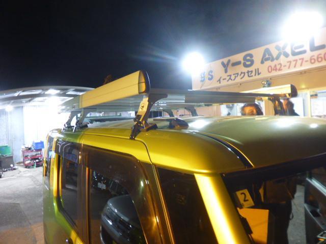 ダイハツ　ＬＡ７００Ｓ　ウェイク　持ち込み　ルーフキャリア　組み立て　取り付け　神奈川　横浜市港北区