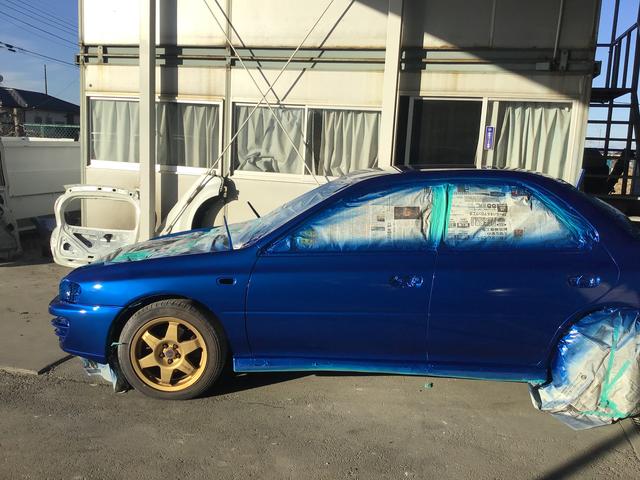 インプレッサ  GC8  全塗装  