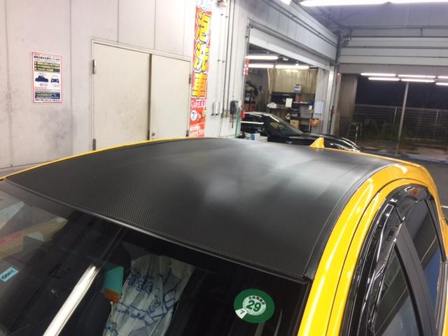 トヨタ　アクア　Ｇ’ｚ　パーツラッピング加工