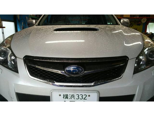 レガシィツーリングワゴン　持ち込み取り付け（マフラー　柿本リアピース左右交換）