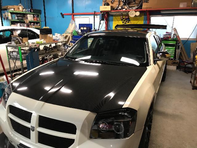 ダッジマグナム カーラッピング施工