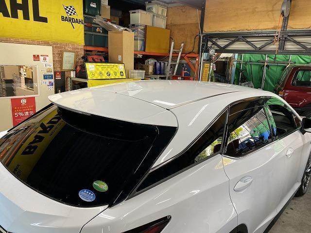 レクサス　ＲＸ４５０ｈ　ルーフラッピング施工