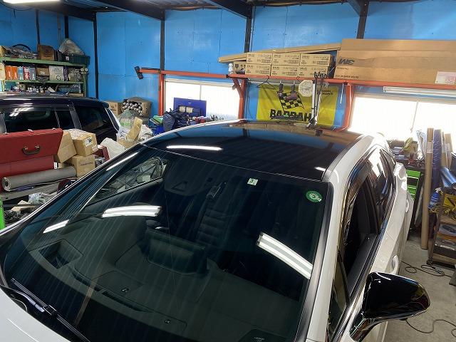 レクサス　ＲＸ４５０ｈ　ルーフラッピング施工