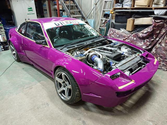 日産 RPS13 180SX TRA京都 PANDEM V3 エアロ取り付け