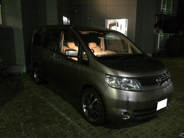 日産　セレナ　C25　電装品取付　ナビ・フリップダウンモニター取付編