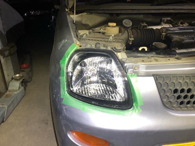 上尾 ミニカ ヘッドライトクリーニング