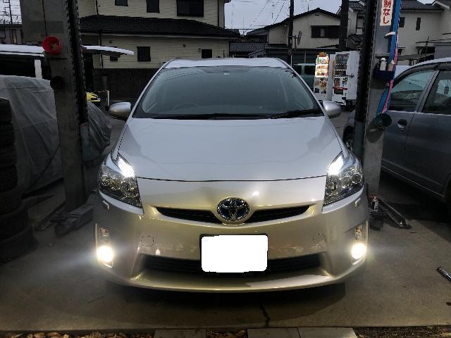トヨタ プリウス フォグLED 上尾市