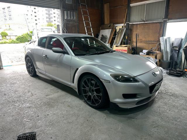 マツダ RX-8 タイヤホイール交換 神奈川 横浜市 泉区 戸塚区 和泉町 カスタム 修理 整備 鈑金 レンタカー