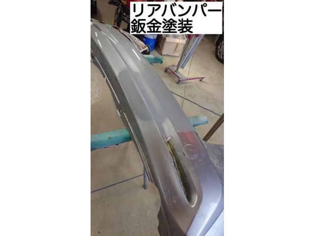 【ホンダ　フィット】【バッグドア、バンパーに凹み　鈑金塗装修理】