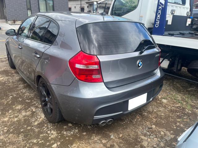 【BMW 130i】【リアバンパーの凹み　鈑金・塗装修理　車両保険適用】
