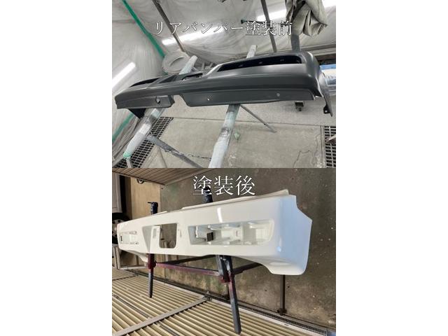 【日産　クリッパーバン】【リアバンパー，リアゲートのヘコミ，キズ修理　部品交換＆鈑金塗装】