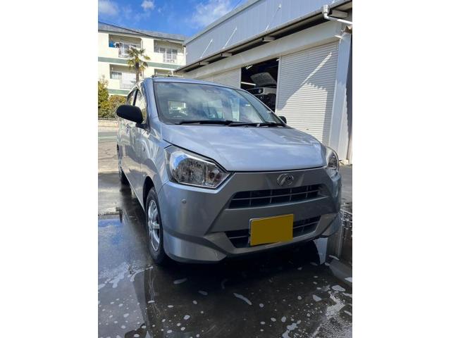 【ダイハツ　ミライース】【衝突によるフロントのヘコミ　部品交換＆塗装による対応】