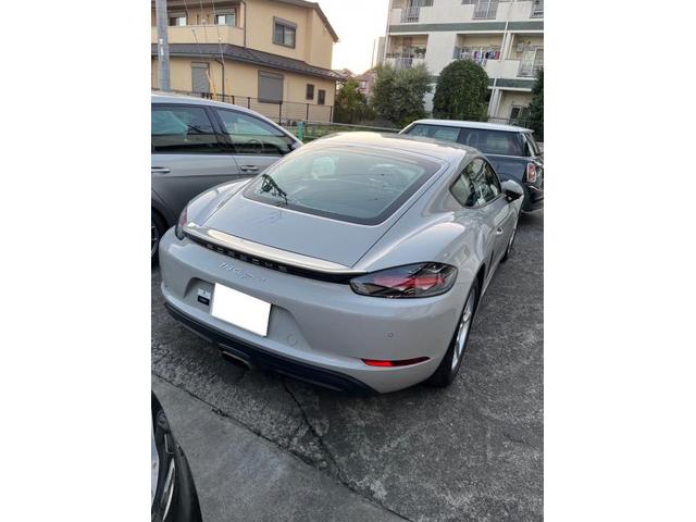 【ポルシェ　ケイマン】【サイドスポイラーのキズ　塗装修理】